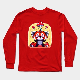 Trippy Red Panda Adventure Long Sleeve T-Shirt